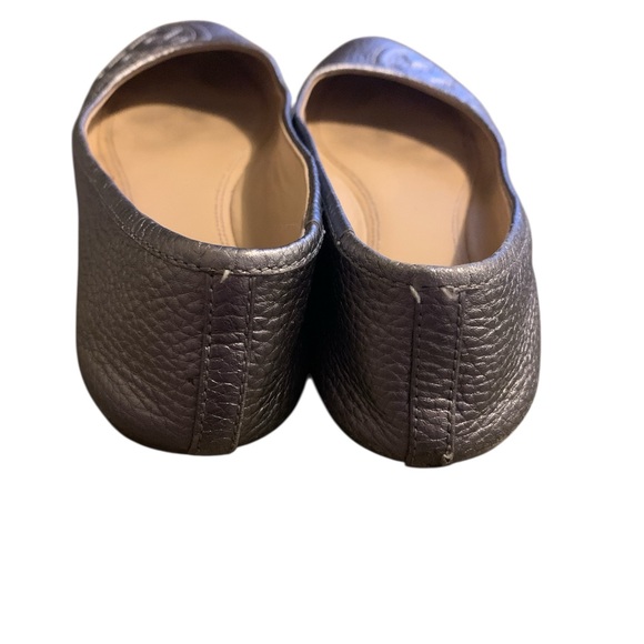 Tory Burch Metallic Silver Flats - Picture 3 of 4